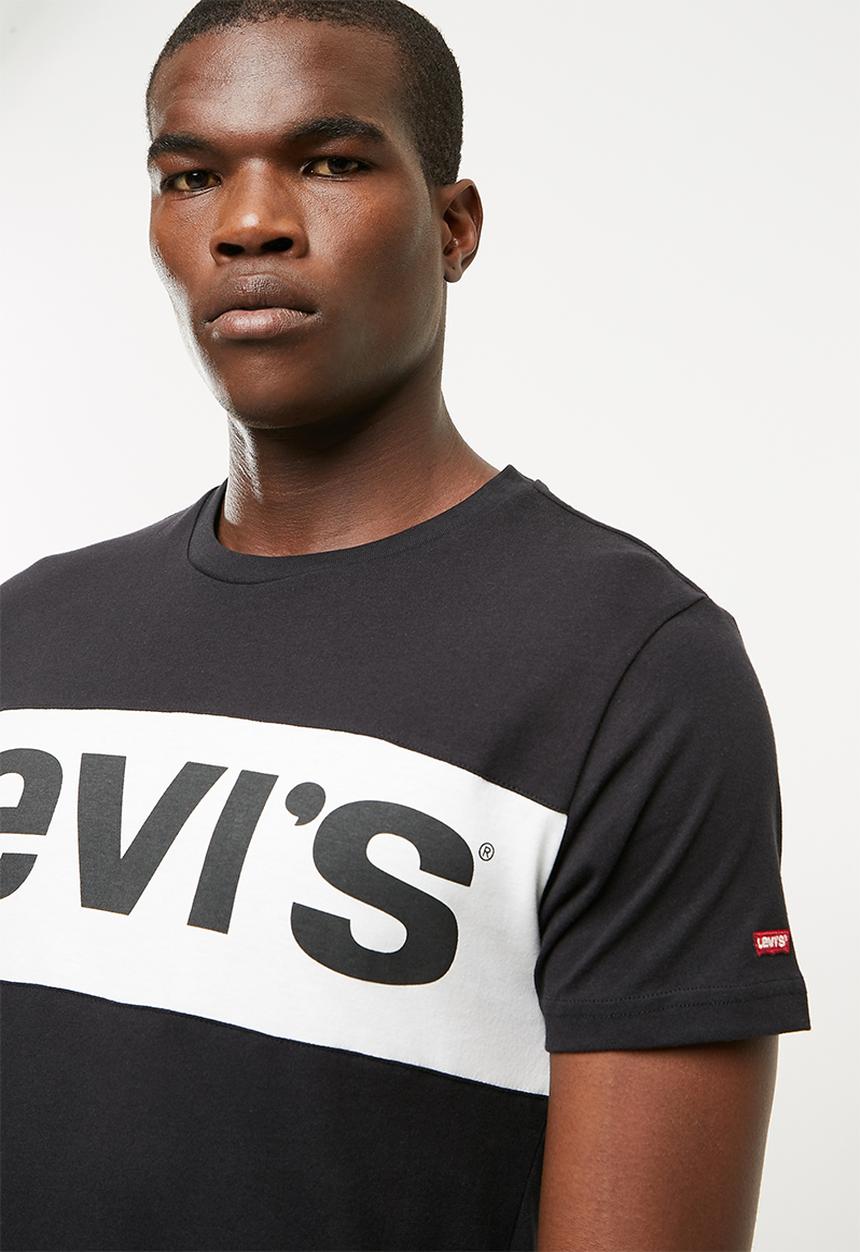 Levi’s® - Classic colourblock tee - black