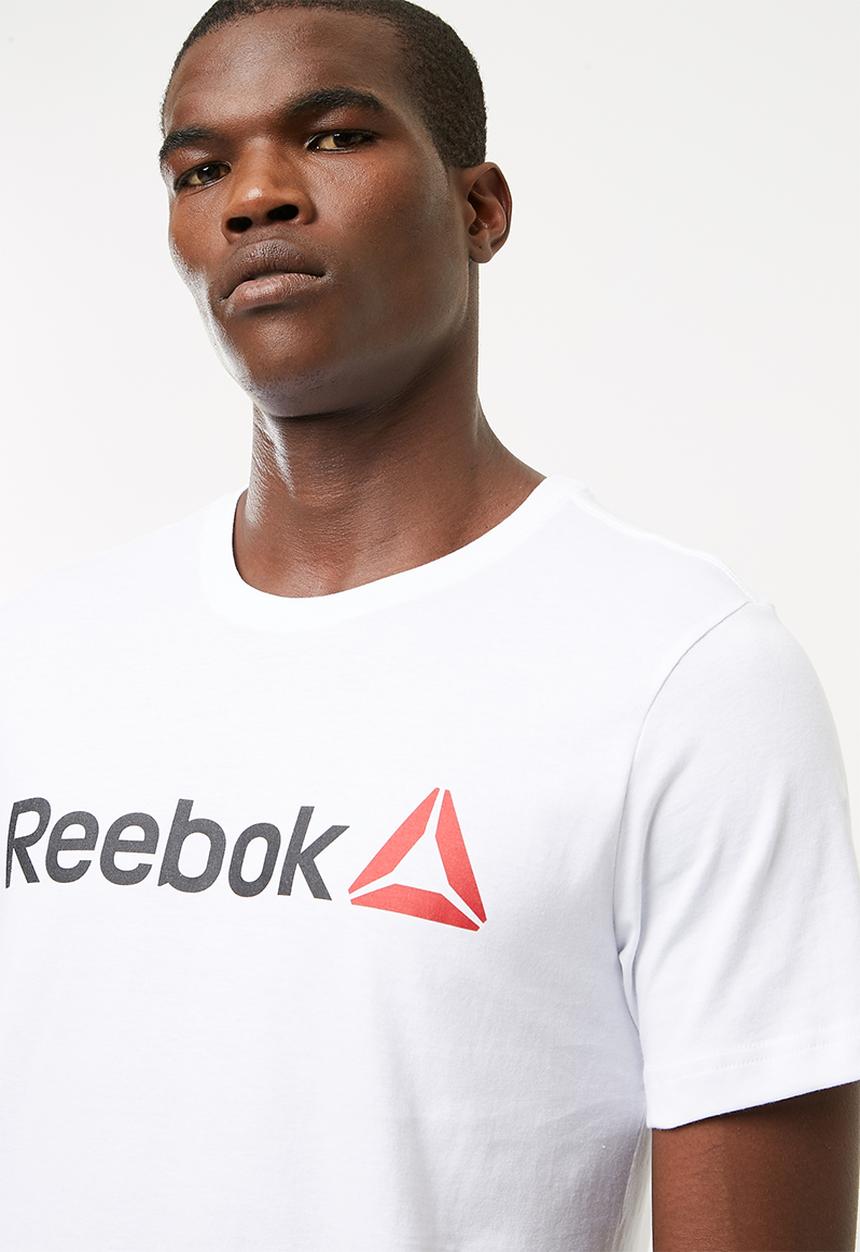 Reebok - Linear logo tee - white