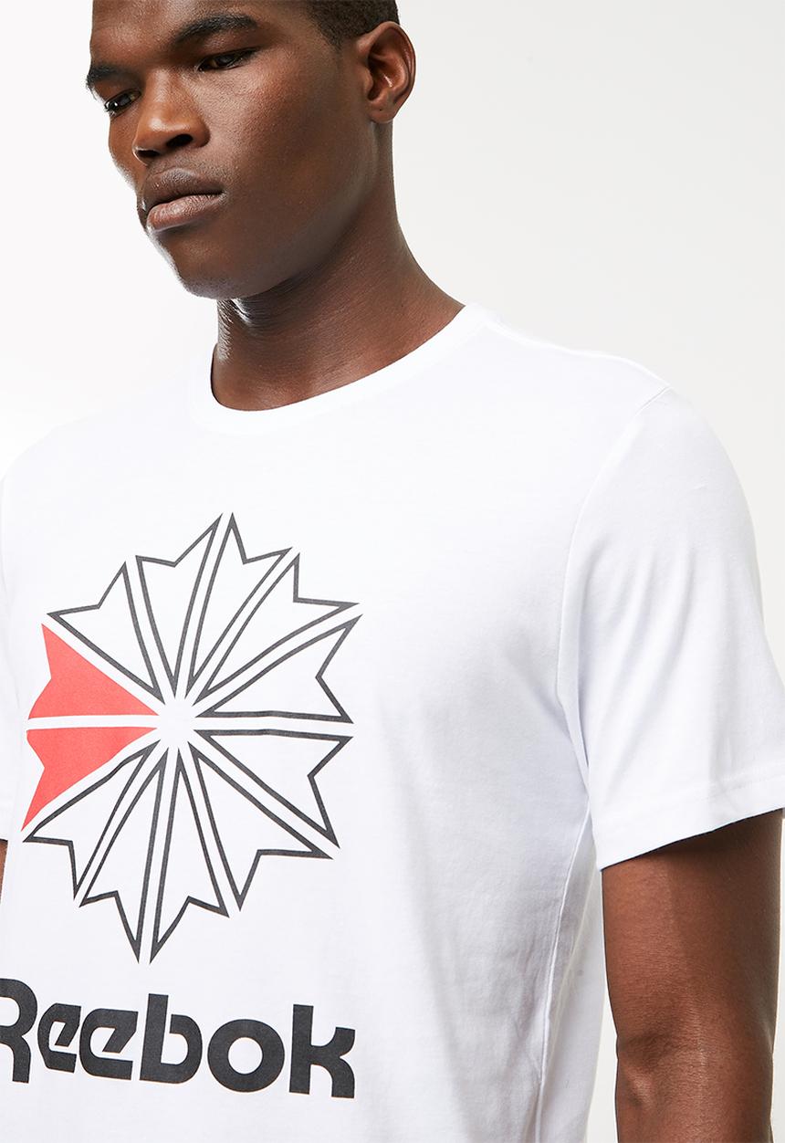 Reebok - Foundation graphic tee - white