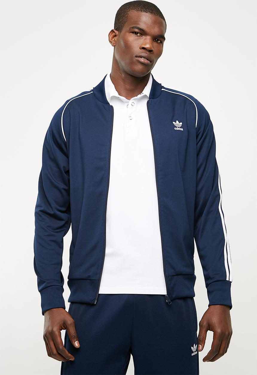 adidas Originals - Sst track top collegiate - navy & white