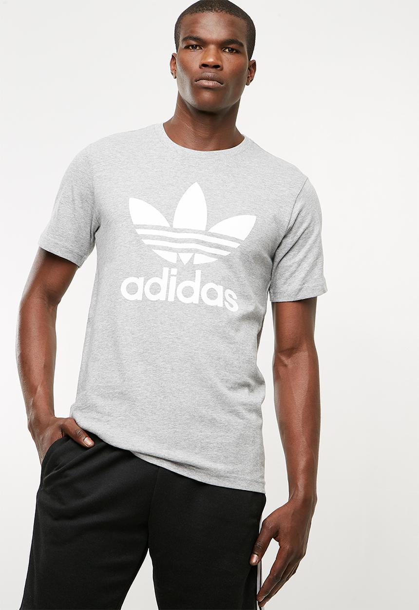 adidas Originals - Mens original trefoil tee - grey