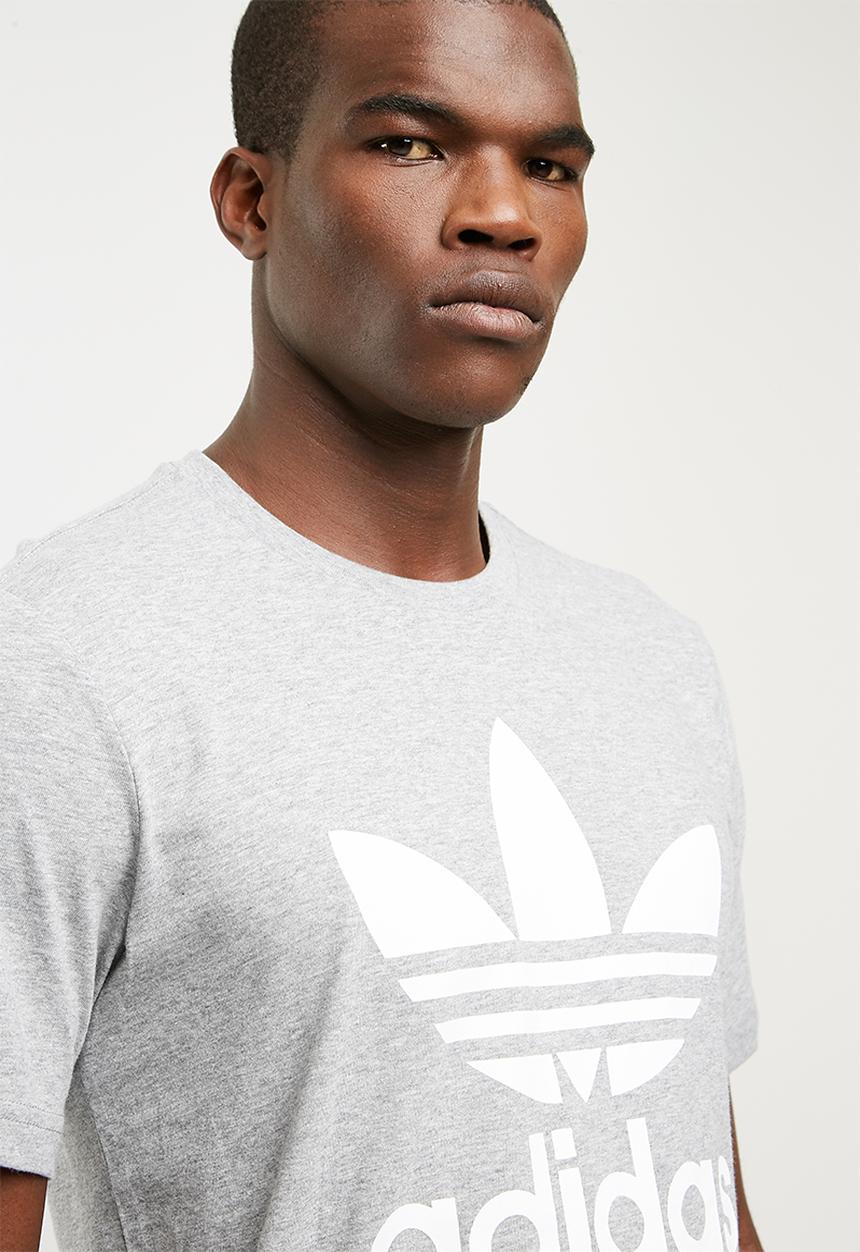 adidas Originals - Mens original trefoil tee - grey