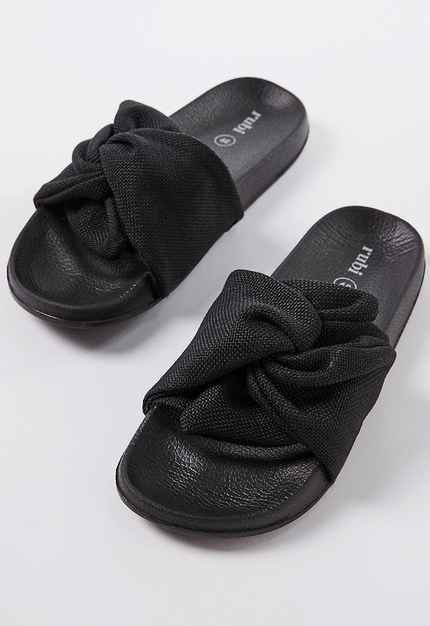 Cotton On - Wild slide - black