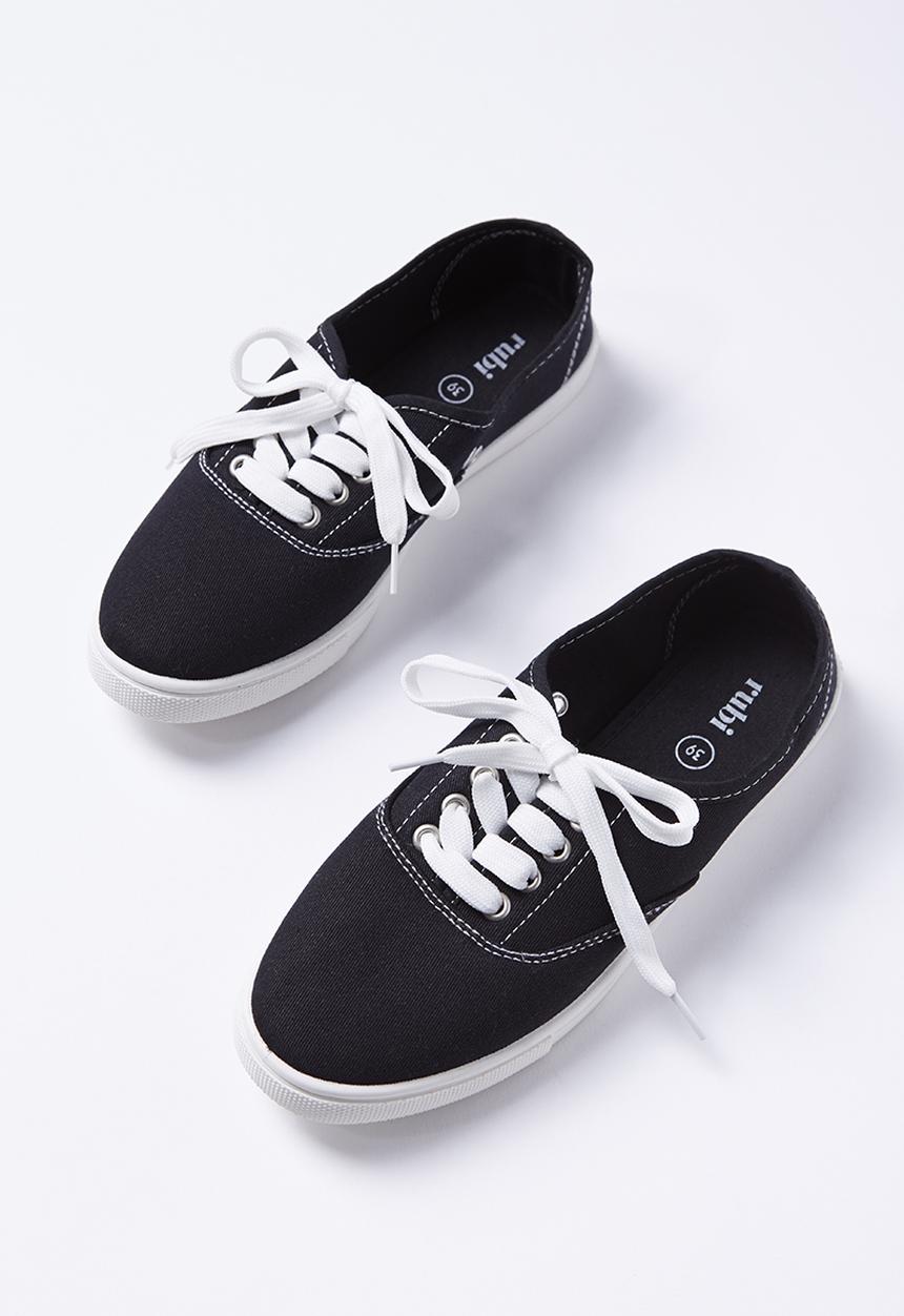 Cotton On - Juno plimsoll - black