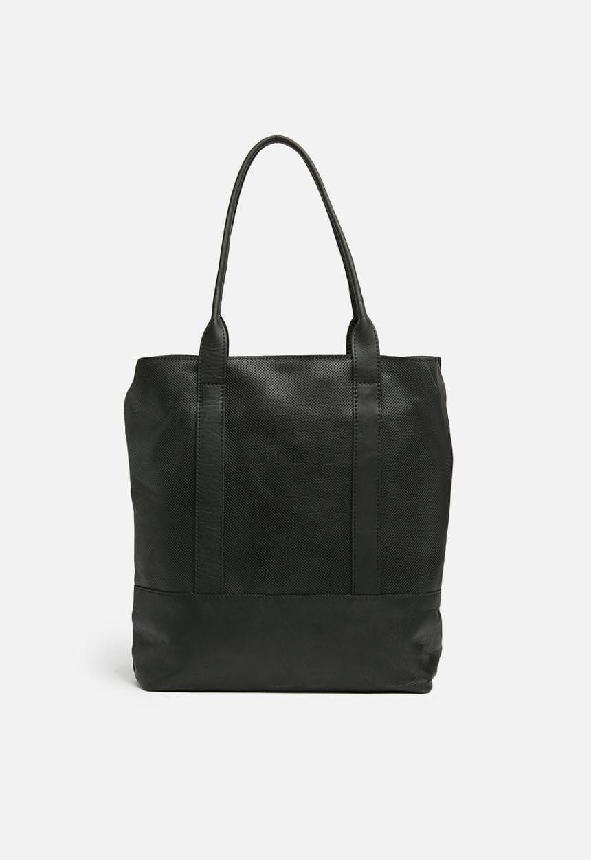 FSP Collection - Travel tote leather - black