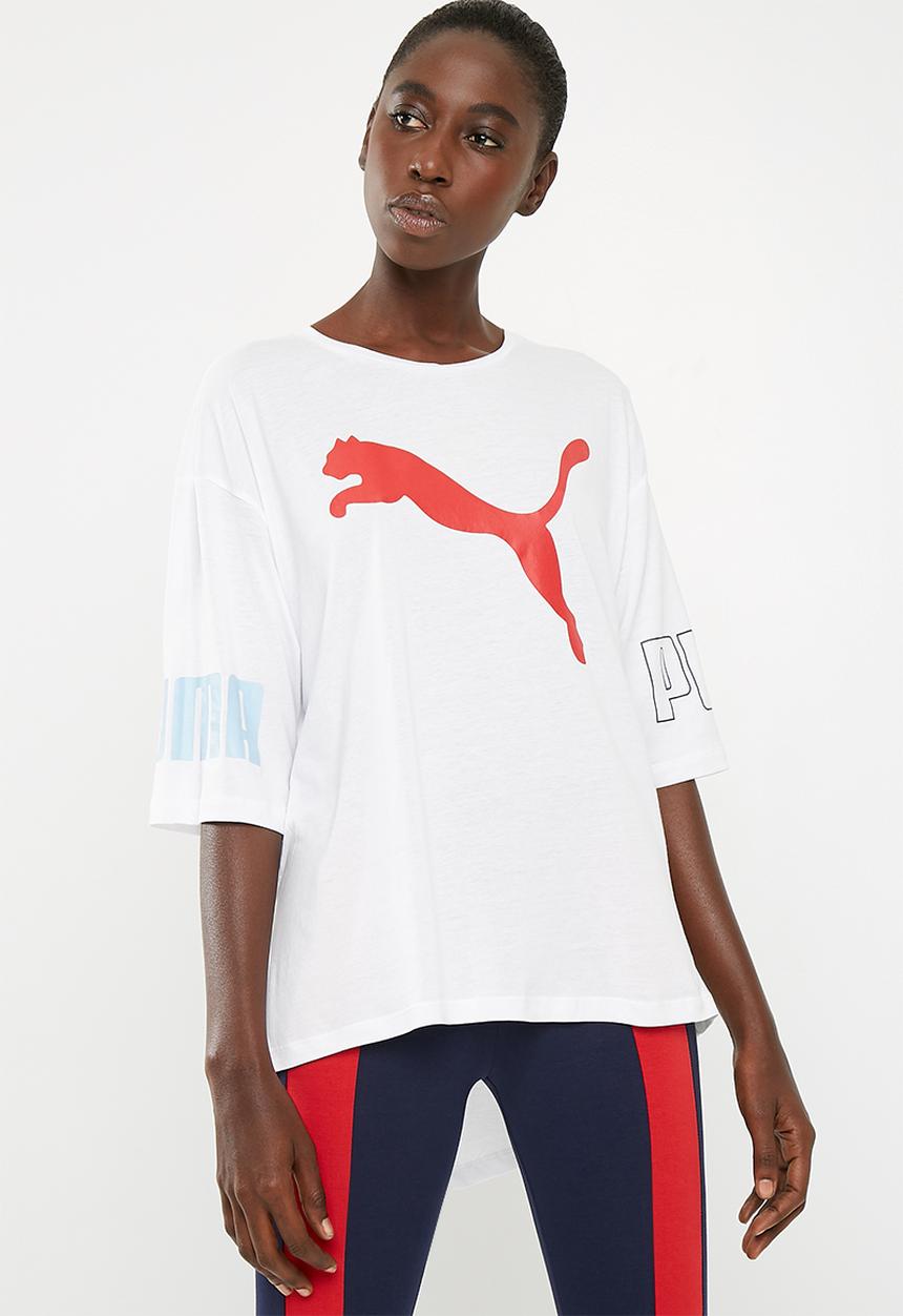 PUMA - Modern sport logo tee - white 