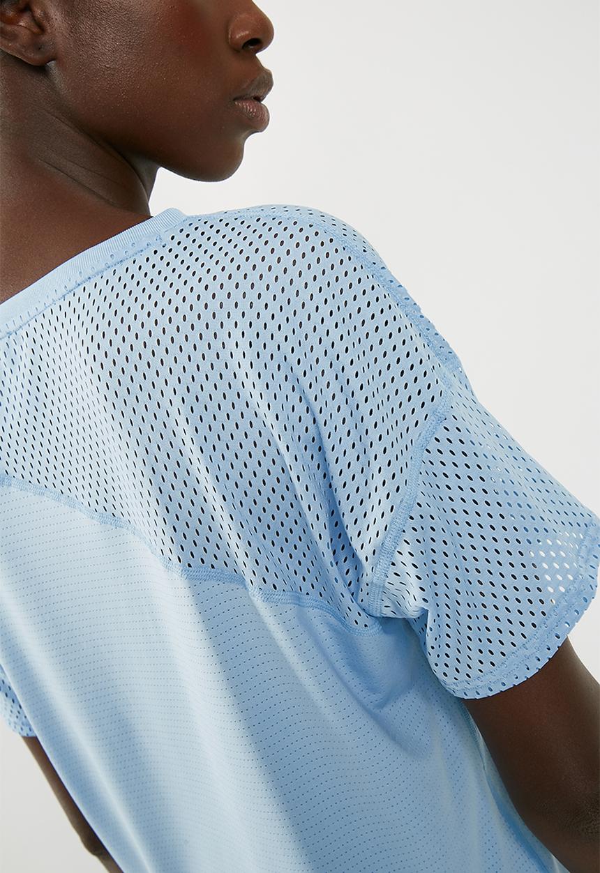 PUMA - A.C.E. mesh blocked tee - blue