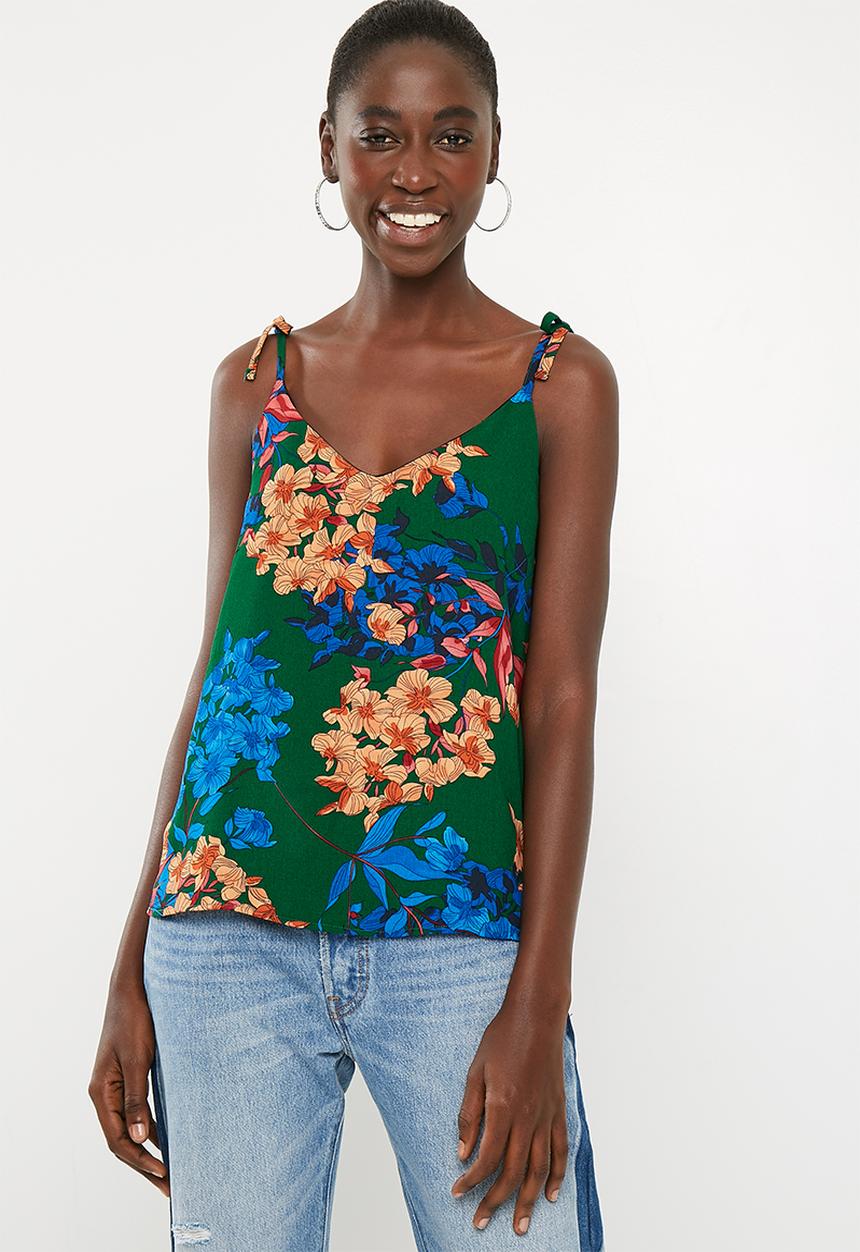Superbalist - Tie shoulder cami top - multi