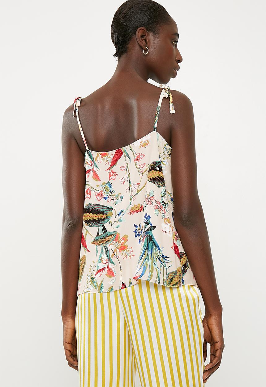 Superbalist - Tie shoulder cami top - multi