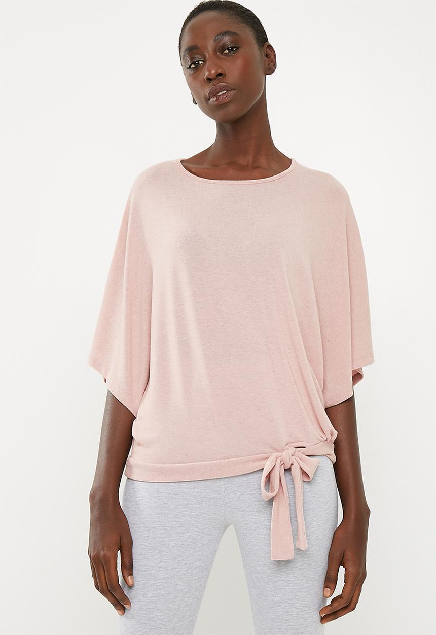 Superbalist - Cut & sew scarf top - pink 