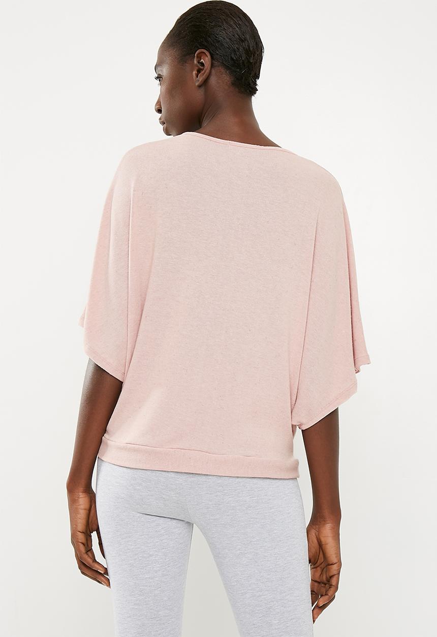 Superbalist - Cut & sew scarf top - pink 