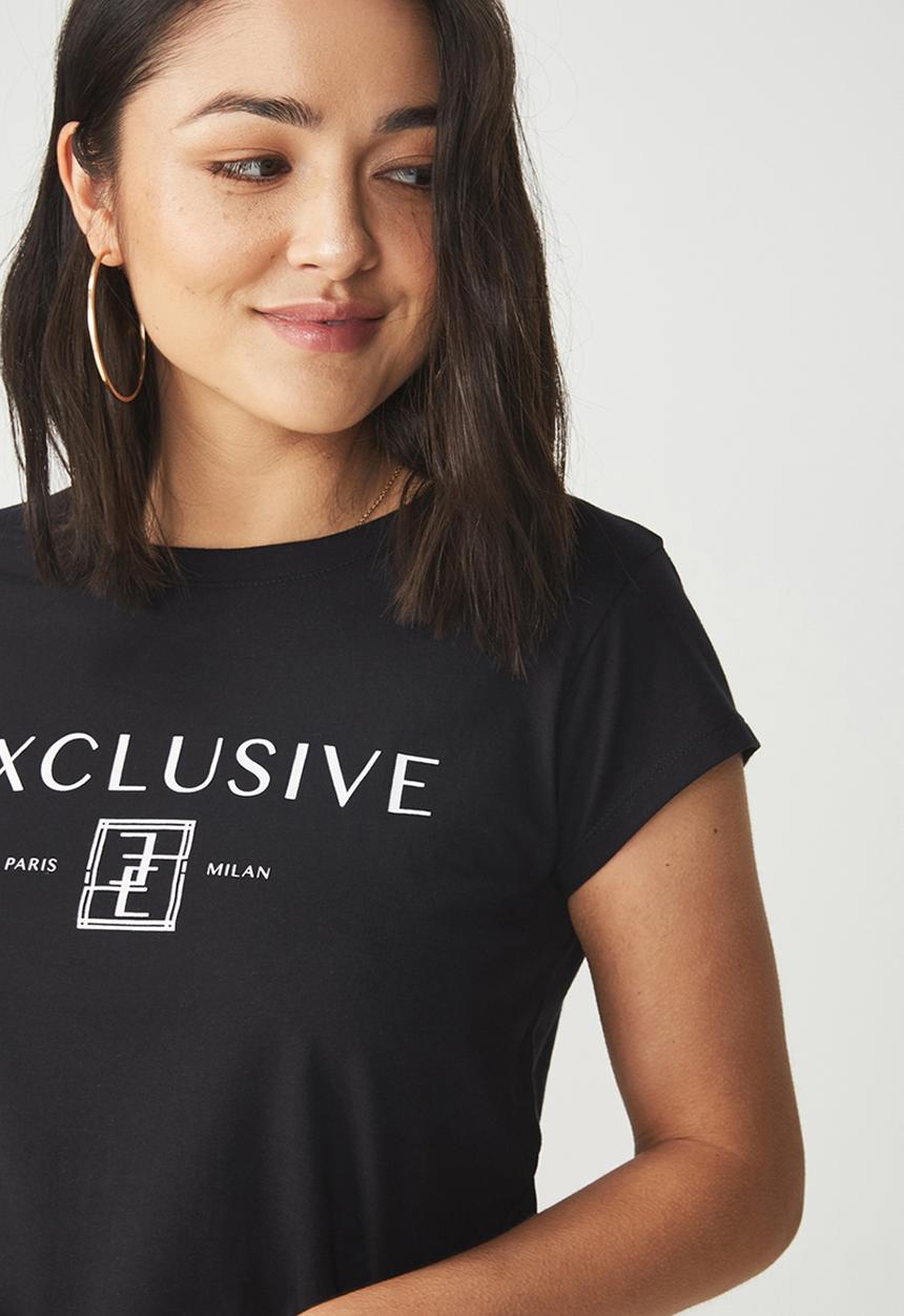 Cotton On - Tbar friends summer  graphic tee - black