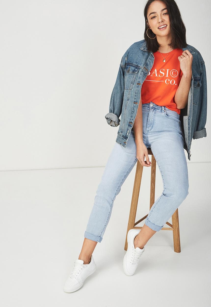 Cotton On - Tbar friends summer  graphic tee - orange