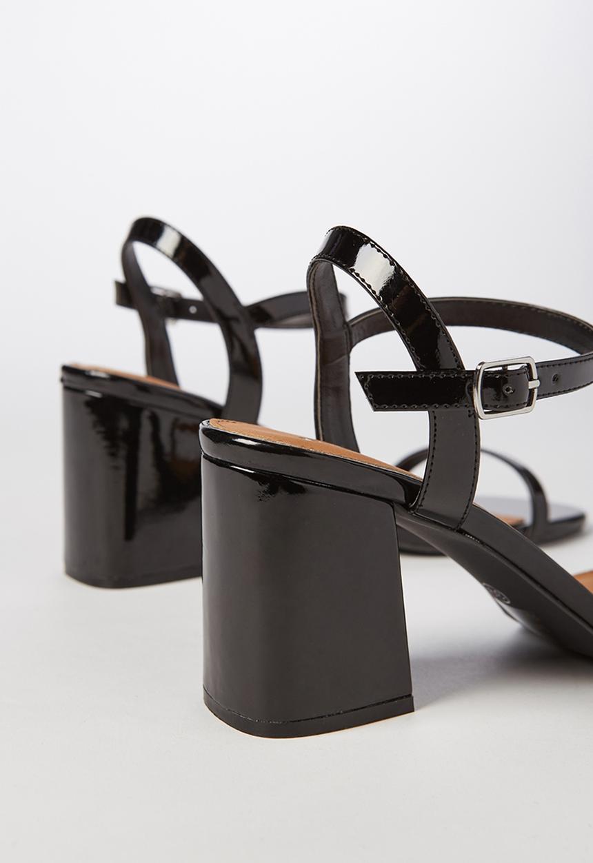 Cotton On - Billy thin strap heel - black