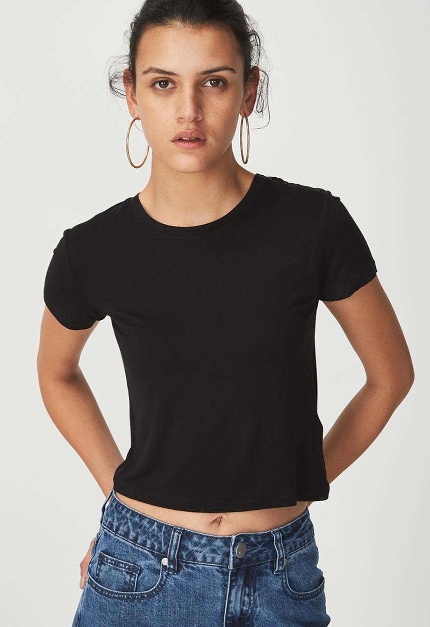 Cotton On - The summer baby tee - black