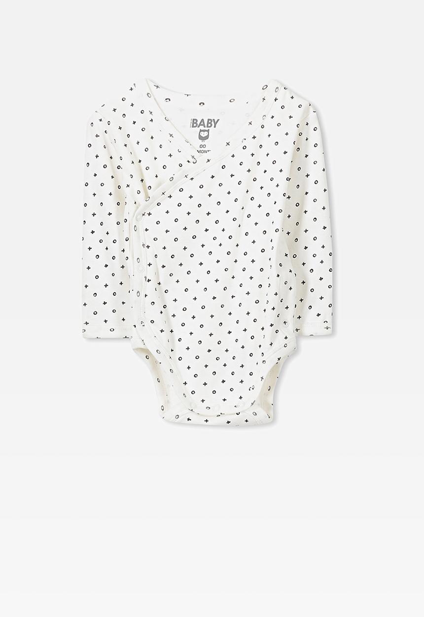 Cotton On - Wrap bubbysuit - white