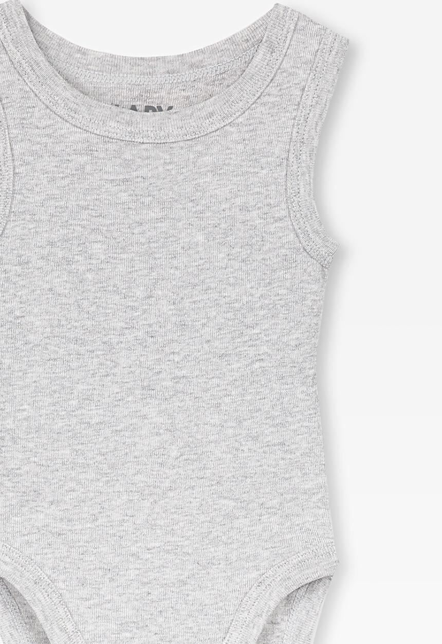 Cotton On - Singlet bubbysuit - light grey 