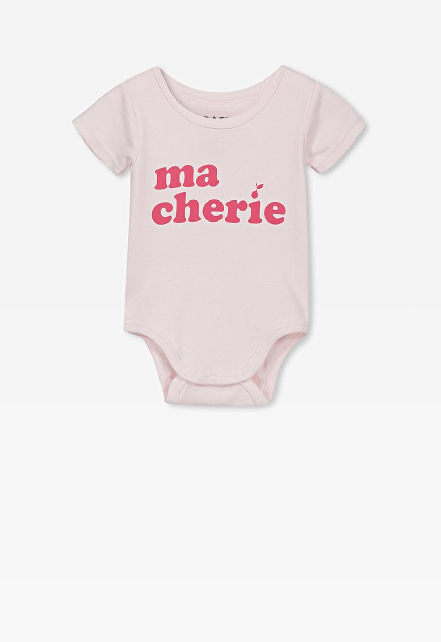 Cotton On - Short sleeve bubbysuit - pink