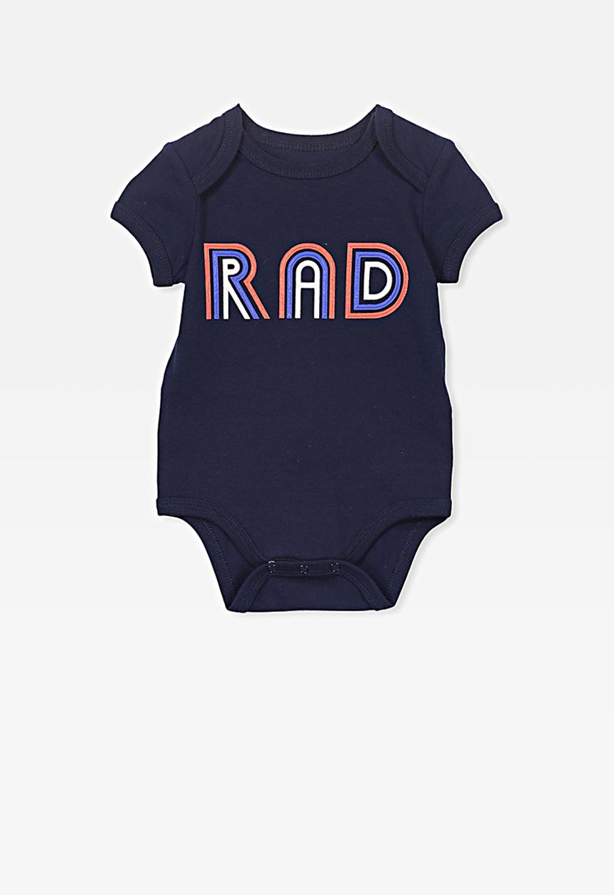 Cotton On - Mini short sleeve bubbysuit - navy