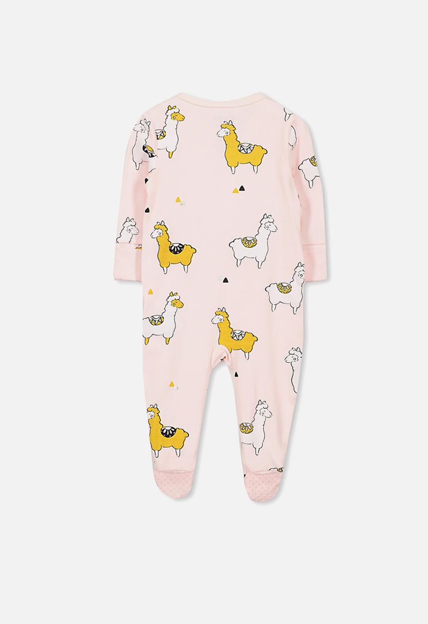 Cotton On - Mini zip through romper - pink