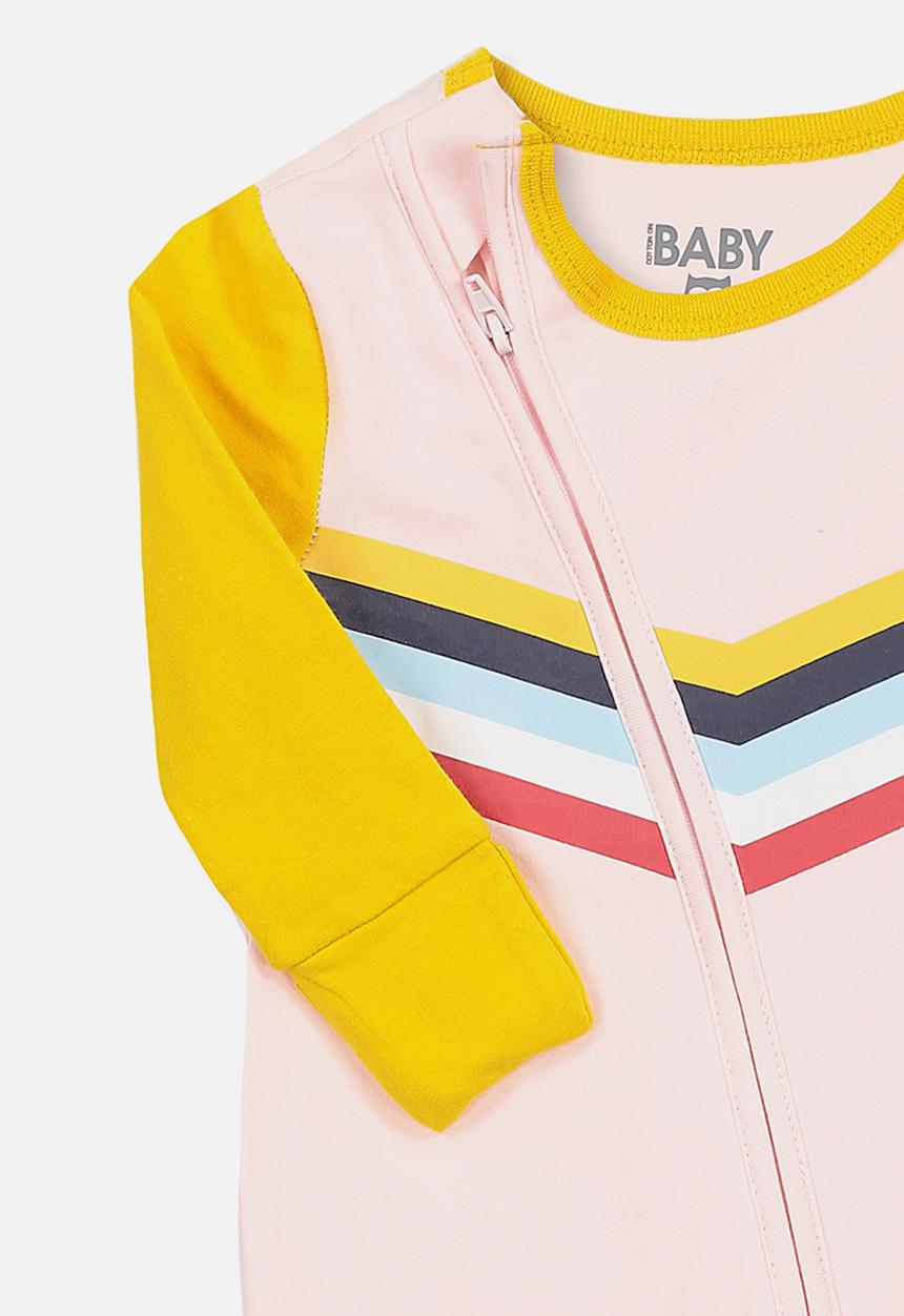 Cotton On - Mini zip through romper - light pink