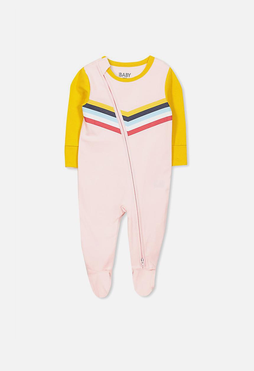 Cotton On - Mini zip through romper - light pink