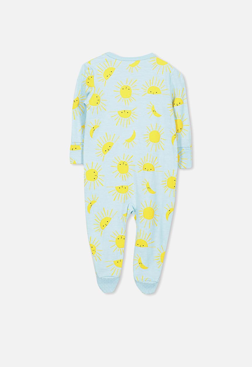 Cotton On - Mini zip through romper - light blue