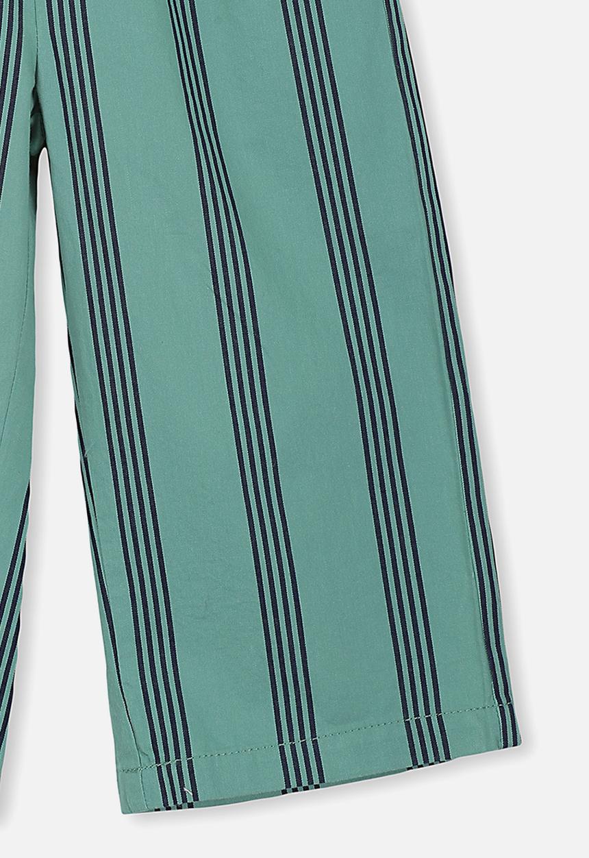Cotton On - Isla wide leg crop pants - green