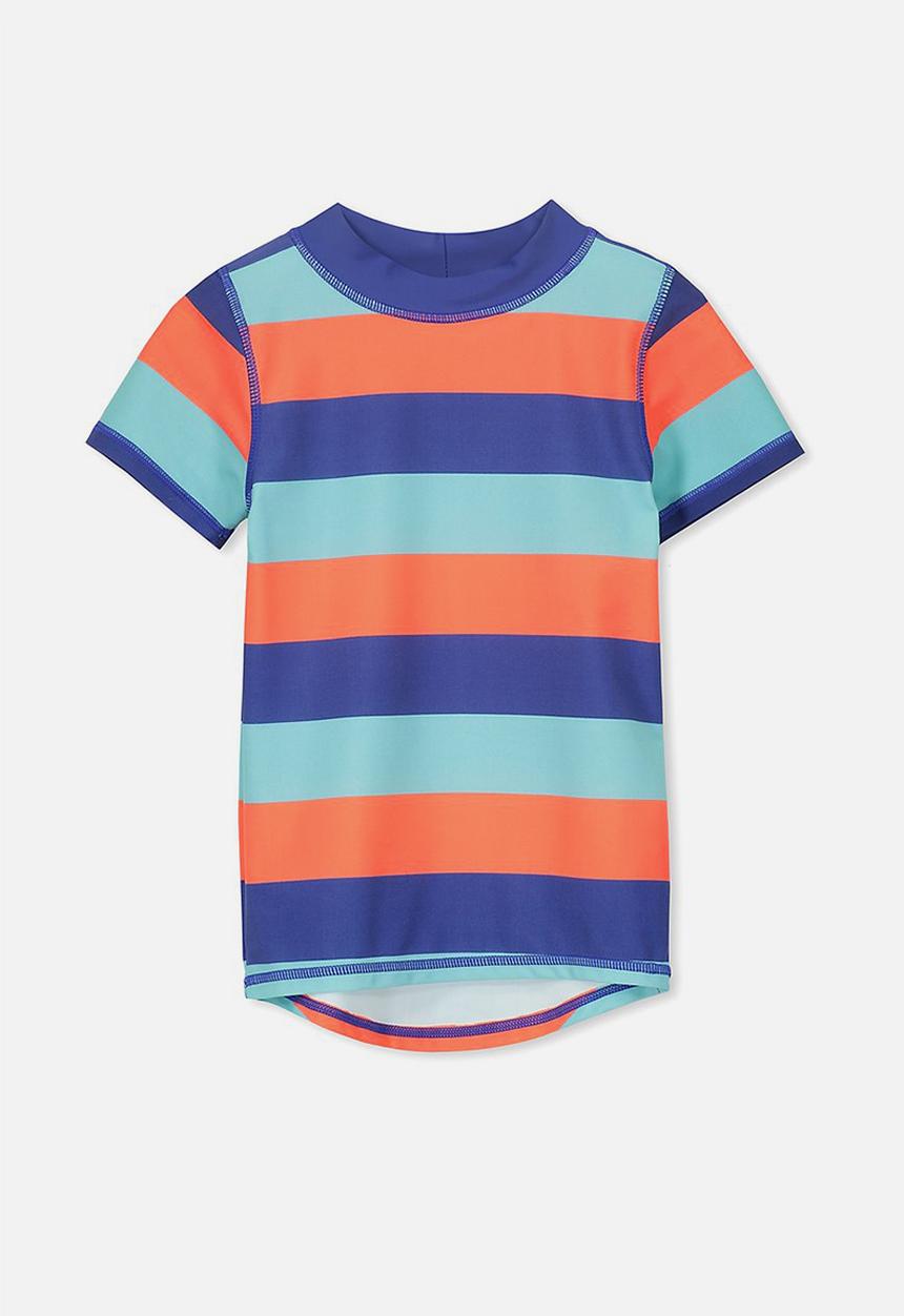 Cotton On - Finley short sleeve rash vest - multi