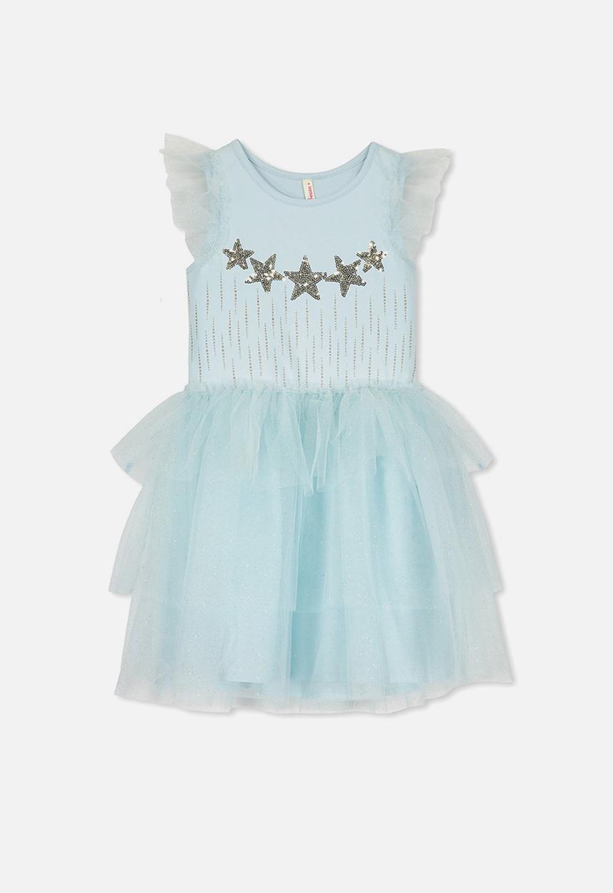 Cotton On - Iris tulle dress - blue