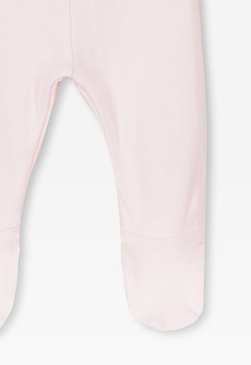 Cotton On - New born footed legging - pink