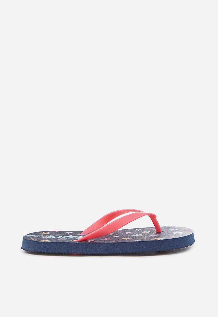 Cotton On - Printed flip flop - navy