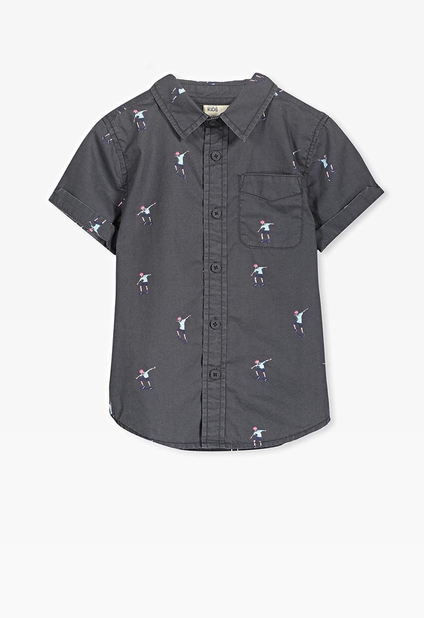 Cotton On - Jackson short sleeve shirt - grey