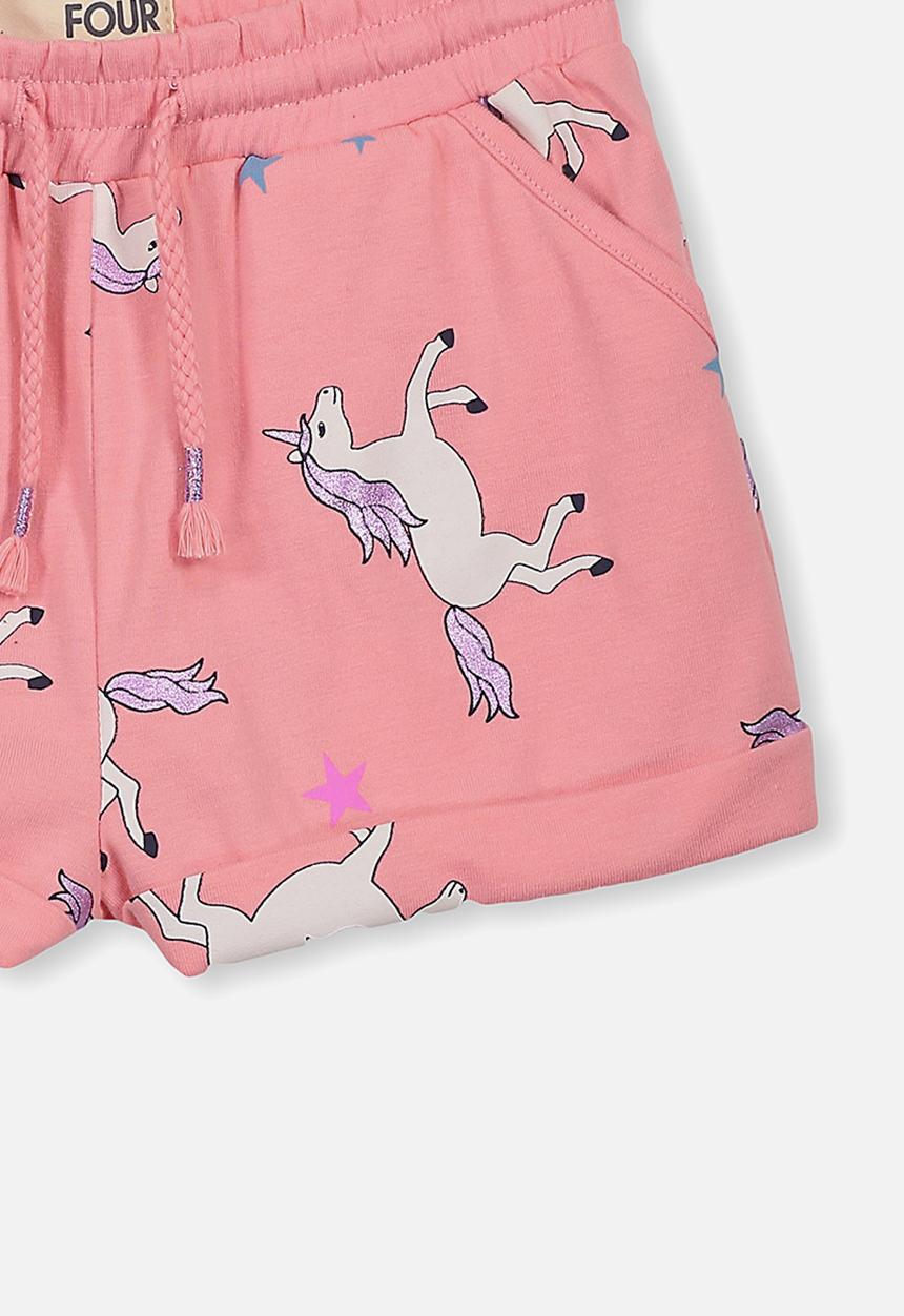 Cotton On - Nila knit shorts -  pink