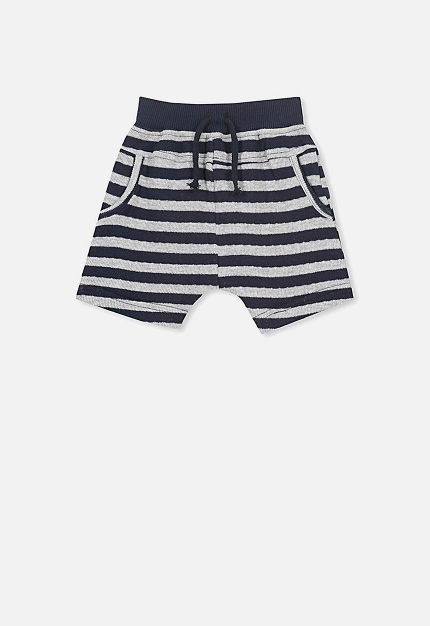 Cotton On - George short - grey & navy 