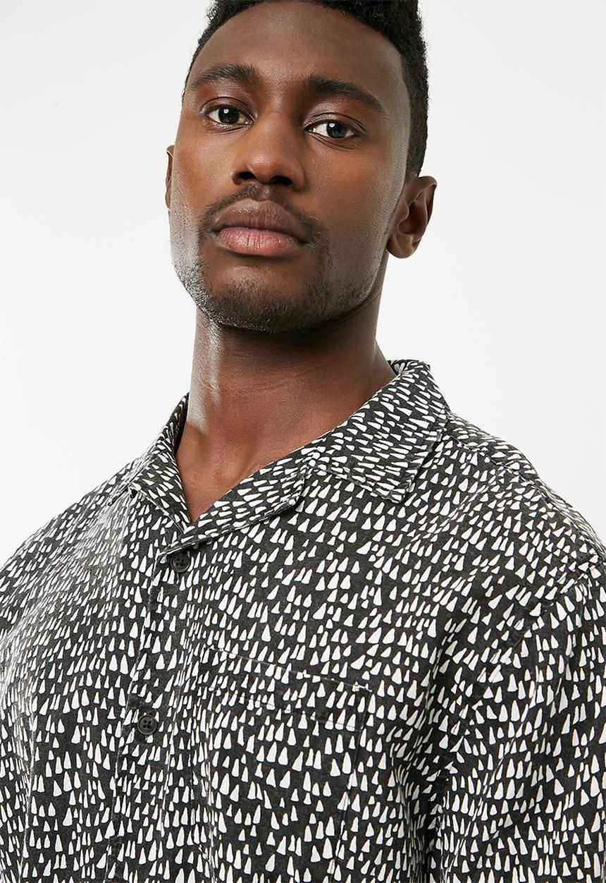 Cotton On - 91 Shirt - black & white