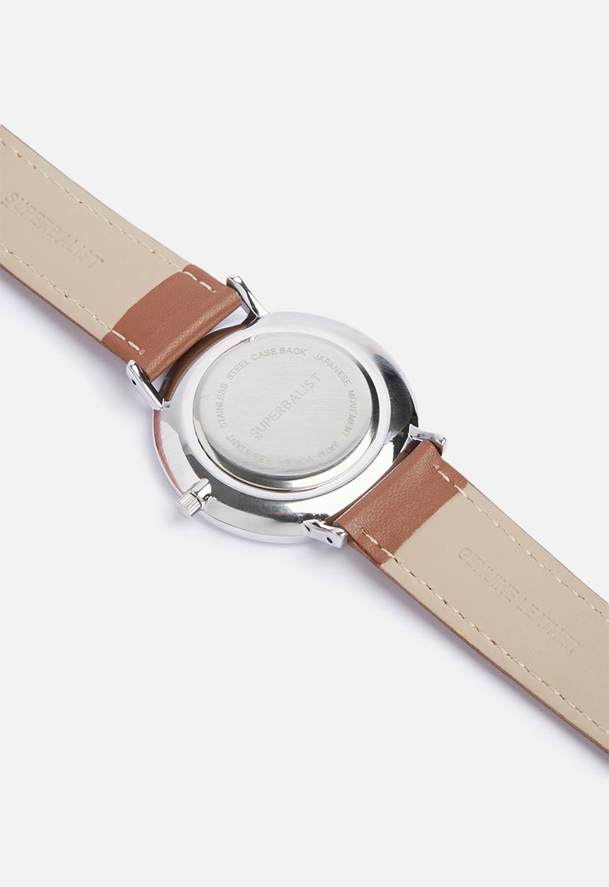 Superbalist - Jay leather watch - brown