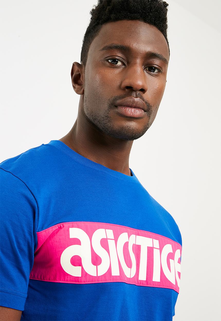 Asics Tiger - CB border tee - blue