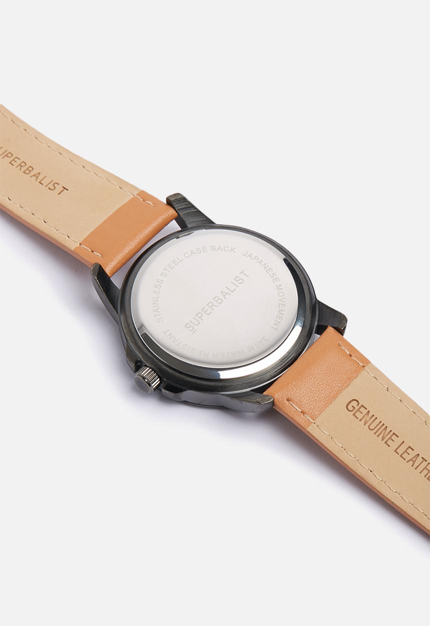 Superbalist - James leather watch - tan