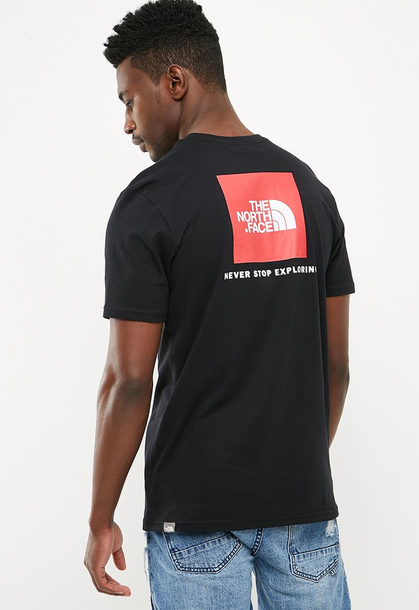 The North Face - Red box tee - black 