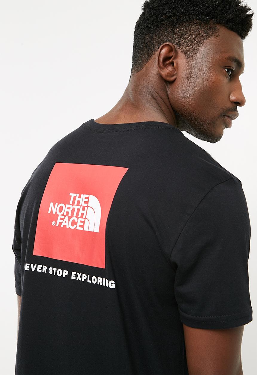 The North Face - Red box tee - black 