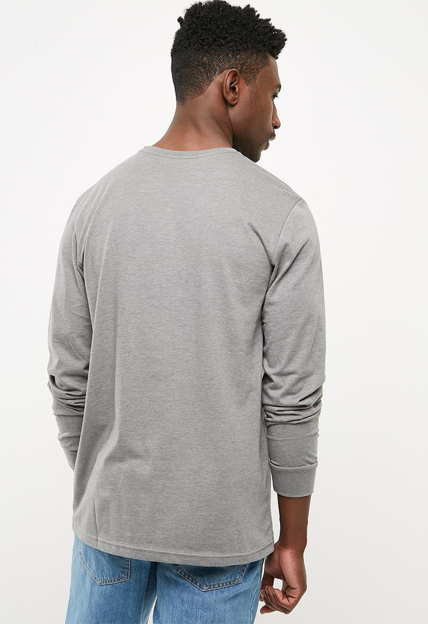 RVCA - Pinner long Sleeve tee - grey 