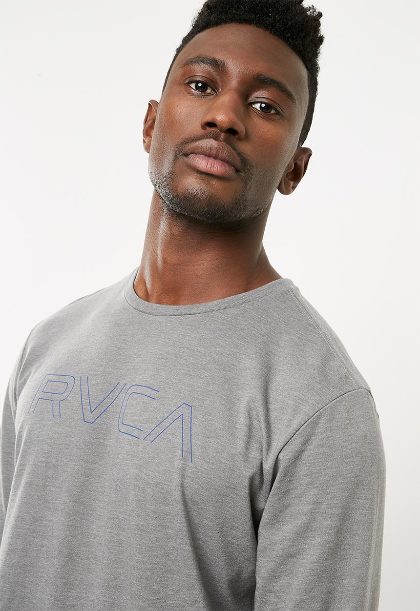 RVCA - Pinner long Sleeve tee - grey 