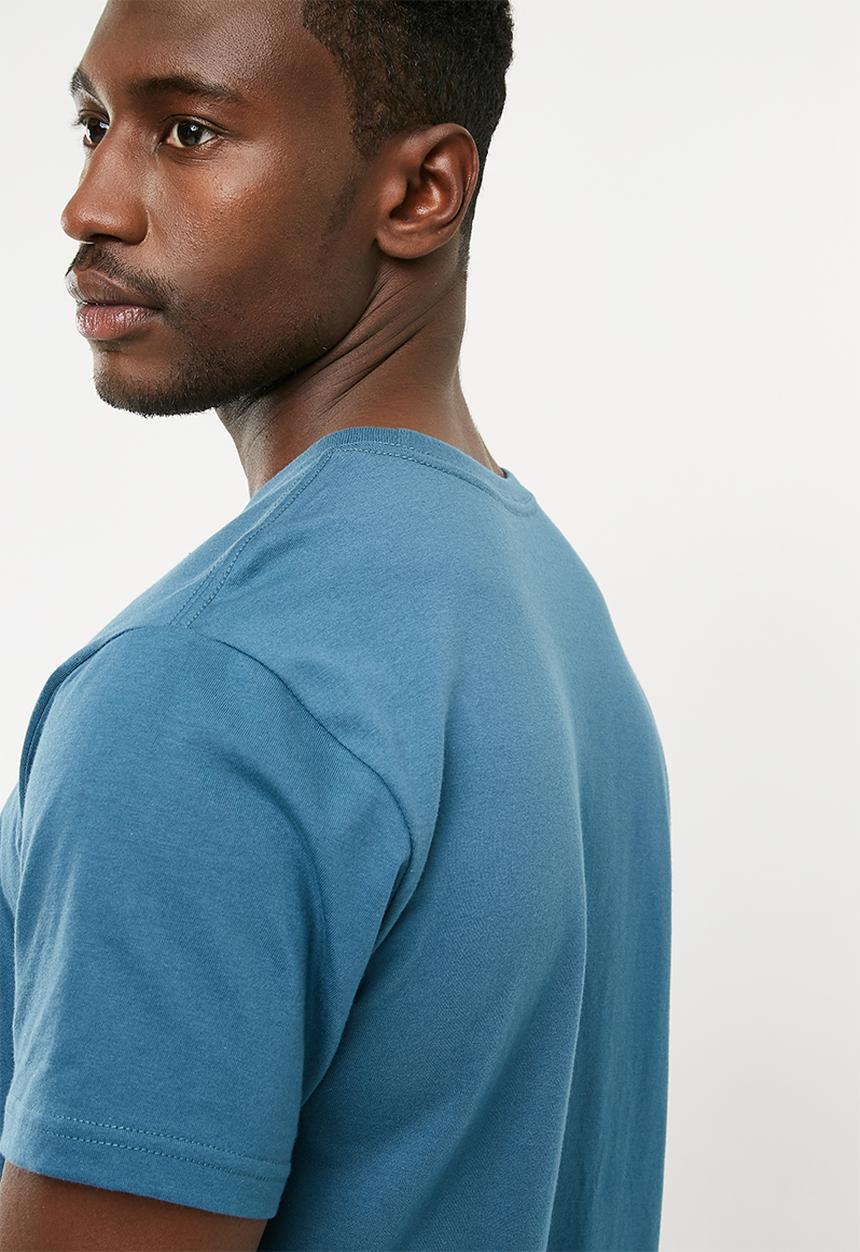 RVCA - Big RVCA T-shirt - blue 