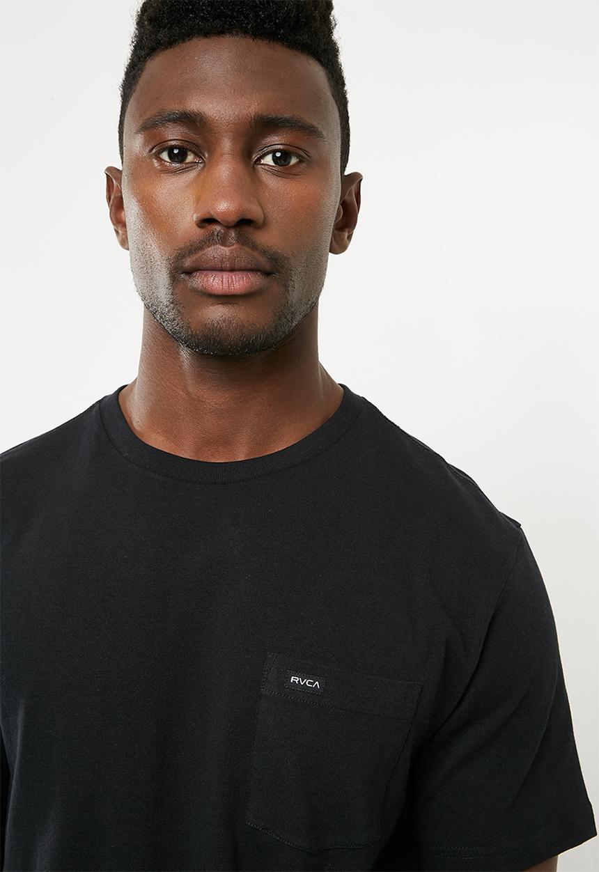 RVCA - Day shift label short sleeve - black 