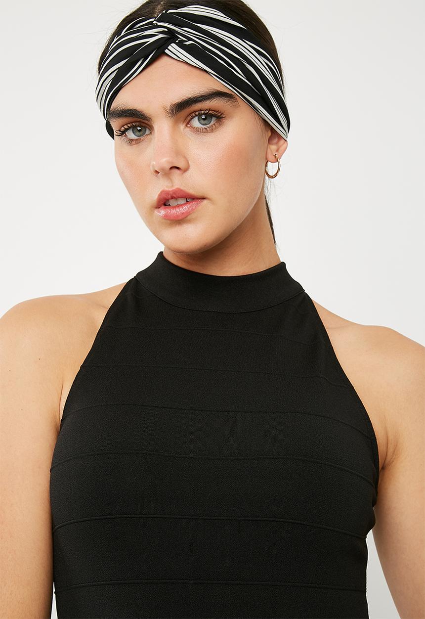 Superbalist - Poloneck dress - black 