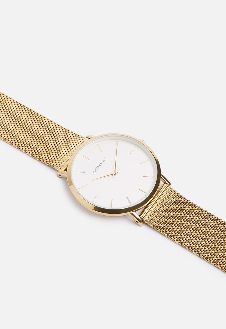 Superbalist - Sophie mesh watch - gold