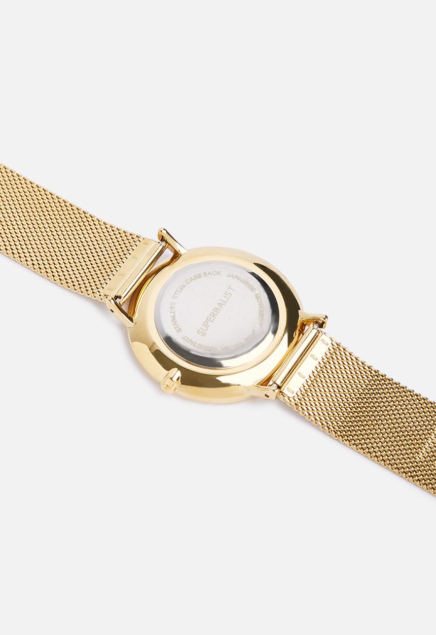 Superbalist - Sophie mesh watch - gold