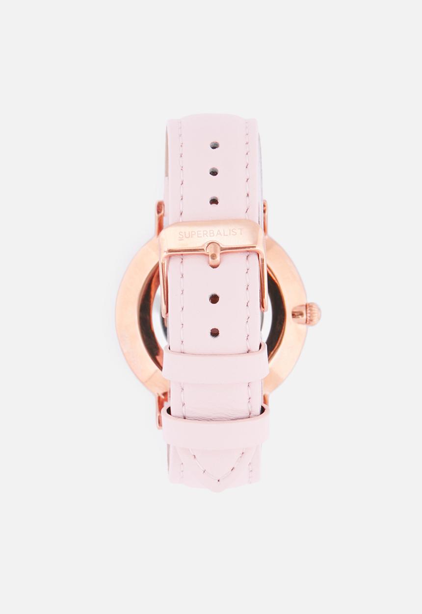 Superbalist - Lucy leather watch - pink