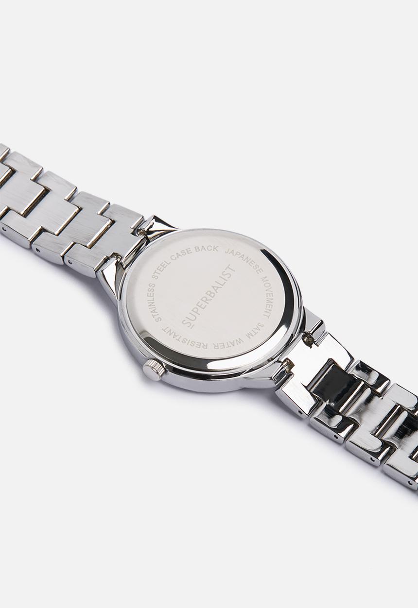Superbalist - Cass chain strap watch -  silver